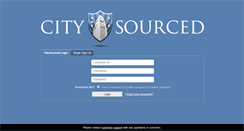 Desktop Screenshot of console.citysourced.com